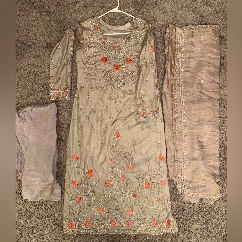 Pakistani Shalwar Kameez Dress 3 piece